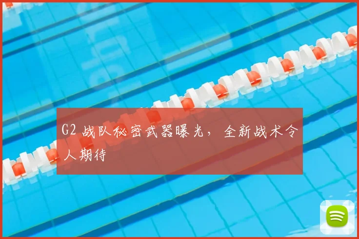 G2 战队秘密武器曝光，全新战术令人期待